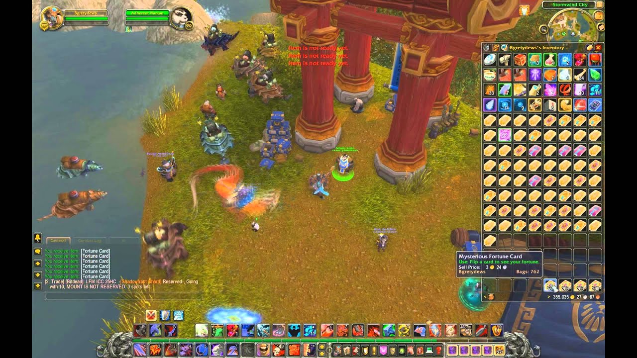 WoW - Opening 2000 Mysterious Fortune Cards