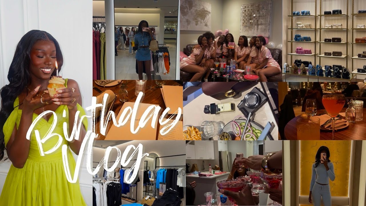 WEEKLY VLOG | La semaine de mon anniversaire : Shooting, Shopping, Soirée pyjama… | Maguie