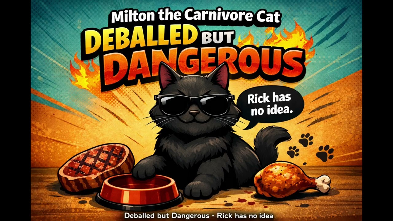 Milton the Carnivore Cat 😼 | Deballed but Dangerous | Rick Has No Idea