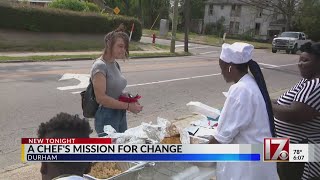 Durham chef provides food for those in need every weekend