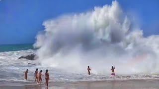 60 Monster Waves Caught on Camera | Shocking Ocean Waves & Storm Footage