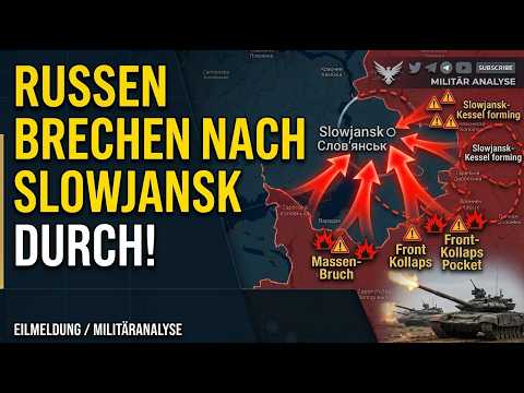 Russen brechen nach Slowjansk durch – damit hatte Asow nicht gerechnet! Weidel gegen die Ukraine!