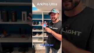 ArkPro Ultra Onyx Blackis INSANELY bright #flashlight #edc #gadget# #olightworld#arkproready