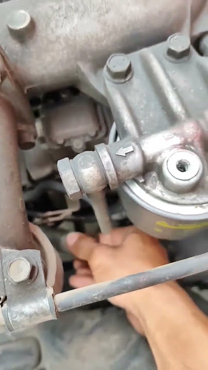 Cara mengatasi Mitsubishi Canter kehabisan solar #otomotif #shorts #mitsubishi #canter #coltdiesel