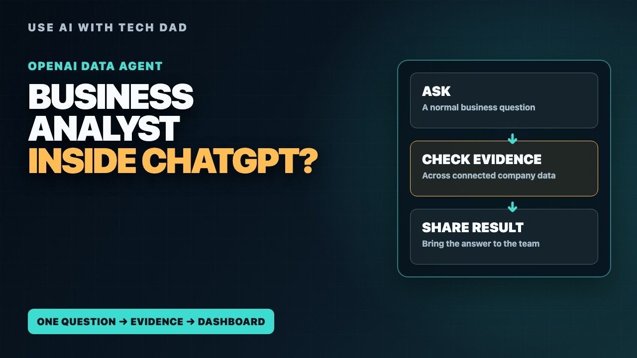 Ask AI Why Sales Fell: ChatGPT Data Agent Explained