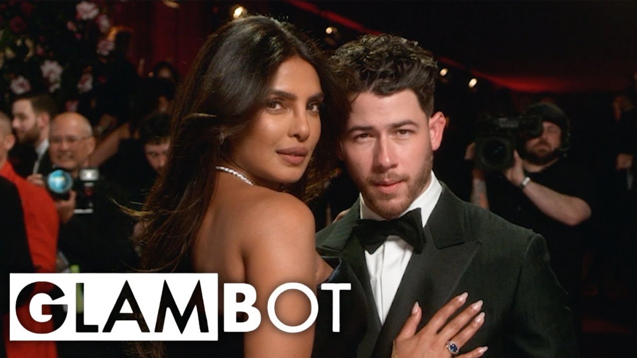 GLAMBOT: Nick Jonas & Priyanka Chopra | Golden Globes 2026