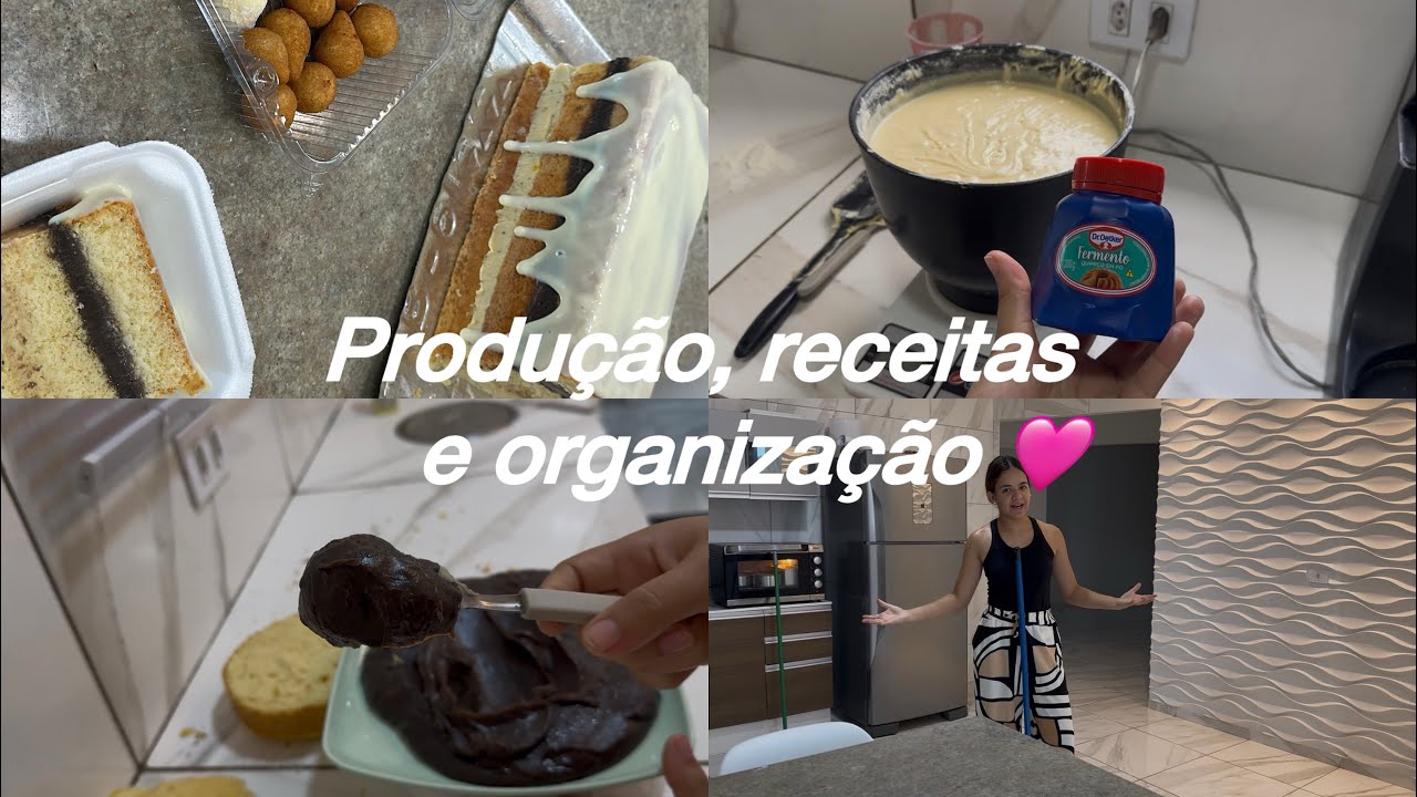 Produção, receitas e organização ✨