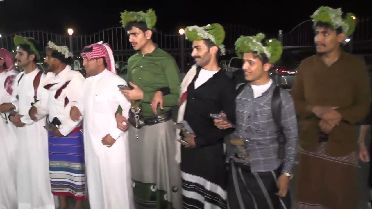 وفد بني مالك في عرس المهندس علي اسعد عبده الغزواني في جوهرة العاضر 1446/10/5