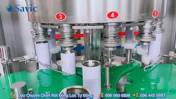 Dây Chuyền Chiết Rót Đóng Lon Tự Động