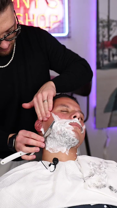 35yo to 18yo in 50 Seconds #asmrshaving