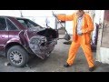 Ремонт АУДИ после ДТП часть 1. Audi repair after an accident Part 1