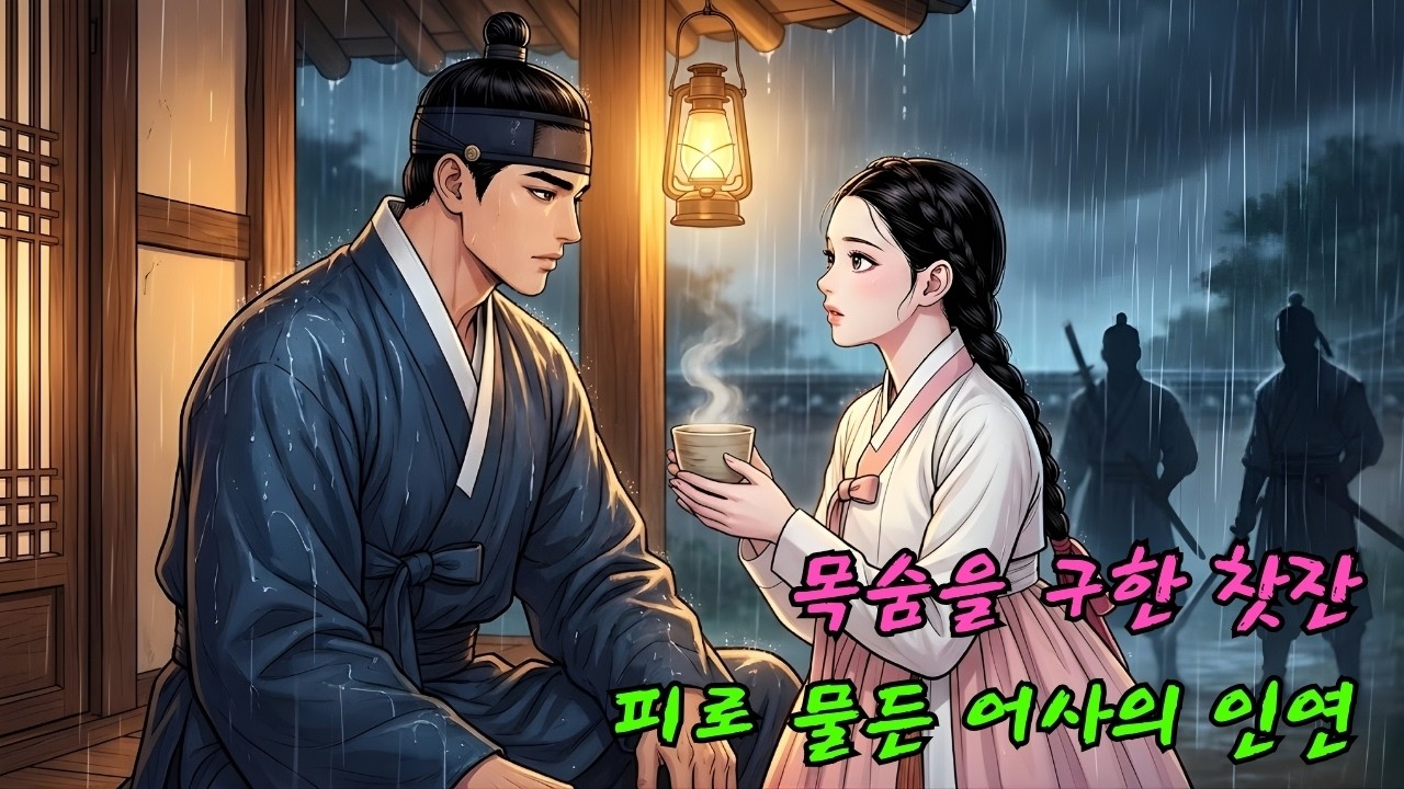 비 내리는 날 찻잔 속에 담긴 생명, 자객에게 쫓기던 암행어사를 구해준 시골 처녀의 정성과 피와 눈물로 얼룩진 가슴 아픈 운명적 사랑 이야기