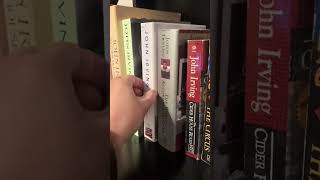 Here are the John Irving novels I own