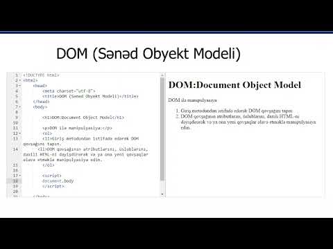 Video: Obyekt məlumat modeli nədir?