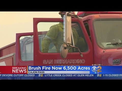 2 Firefighters Injured In Blue Cut Fire