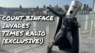 EXCLUSIVE! Count Binface invades Times Radio