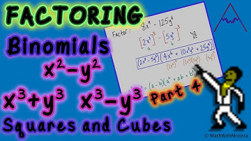 Factoring Polynomials #16 Binomials Part 4 of 4