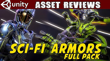 Unity Asset Reviews - Sci-Fi Armors Bundle Full Pack