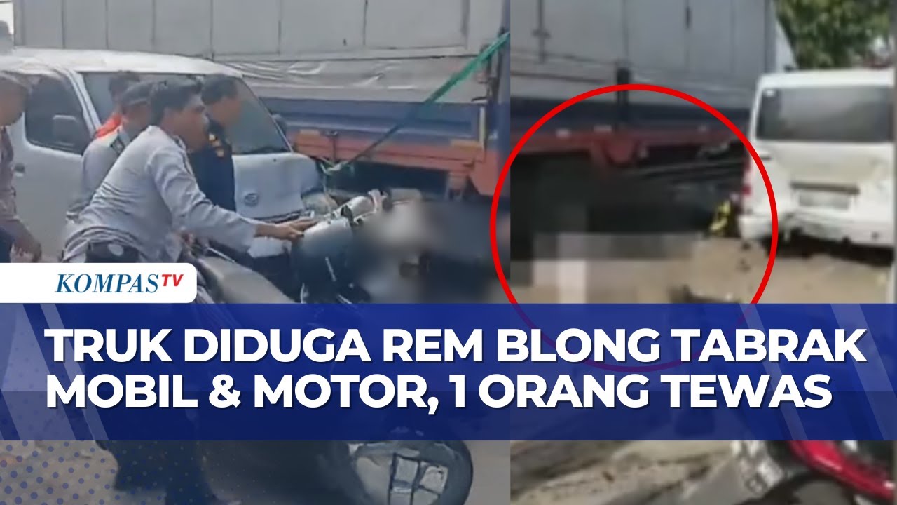 BREAKING NEWS! Tabrakan Beruntun di Lampu Merah Dawuan Cikampek, 1 Orang Meninggal Dunia