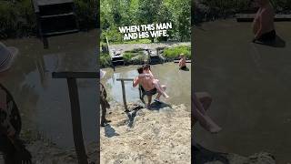 This Man Brought His Disabled Wife Into A Mud Bath 