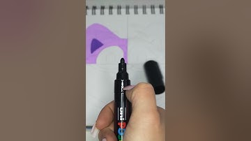 Drawing CatNap BUT With 4 Different Art Supplies, Part 1! 🎨👀 #shorts #satisfying #drawing