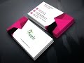How to Design an Eye Catching Business Card in Photoshop