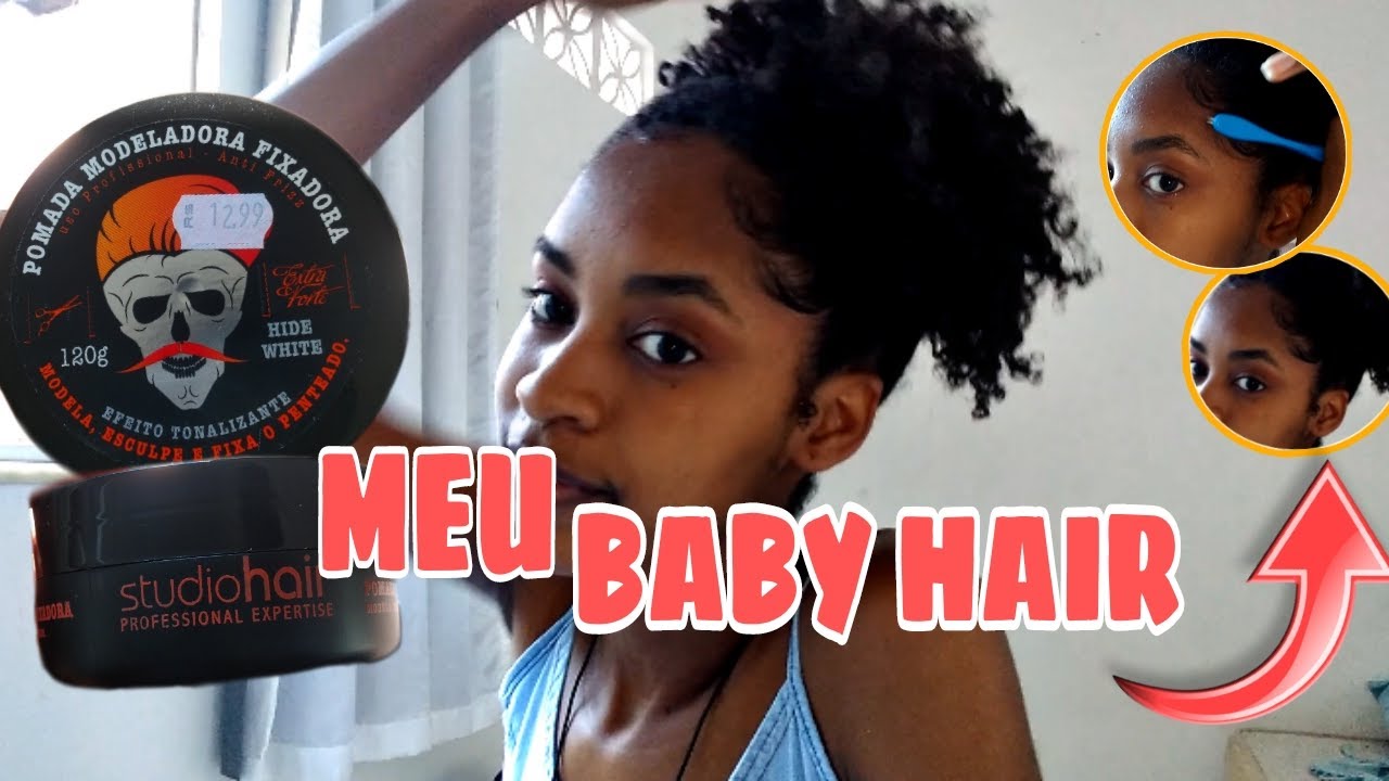 Pomada modeladora Ótima para Baby hair | MINHA TRANSIÇÃO CAPILAR