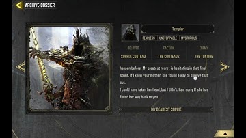 MYTHIC TEMPLAR: Archive Unlocking Story/Comics And Dossier