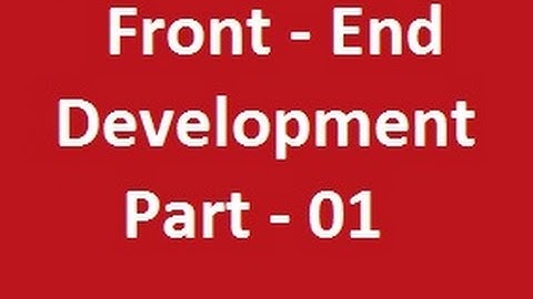Complete Front-End Web Development With HTML5, CSS3, and JS - part1