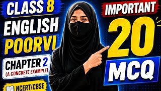 Class 8 English Poorvi Chapter 2 Important MCQ | NCERT/CBSE 2026