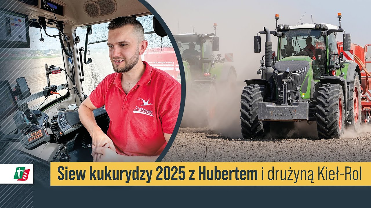 Siew kukurydzy 2025 z Hubertem 🔥🚜 Ekipa Kieł-Rol w mocnym składzie #kukurydza #rolnictwo
