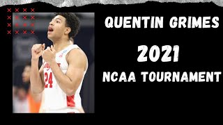 Quentin Grimes 2021 NCAA Tournament Highlights