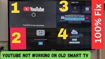 YouTube Not Working on Old Smart Tv
