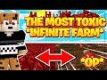 Building the Most Toxic Infinite Farm!! -- Hypixel Skyblock