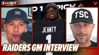 Raiders GM John Spytek on drafting Jeanty, extending Crosby & Smith, working for Brady | 3 & Out