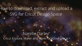 How to Download and Extract a SVG for Cricut Design Space