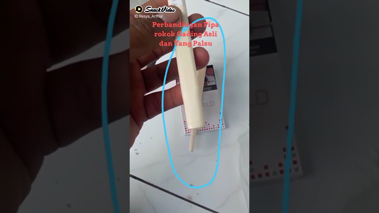 PERBANDINGAN PIPA ROKOK GADING GAJAH ASLI DAN PALSU