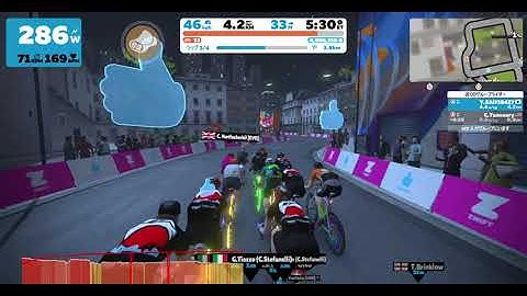 Zwift 2020/12/30 16:05start Aussie Crit Crushers Race 1 of 2