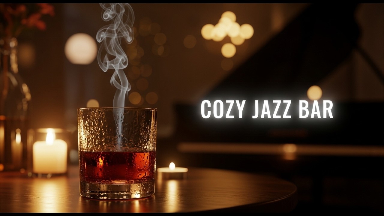 Jazz Bar Ambience 🌙 Cozy Piano Jazz for Work, Study & Relax