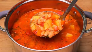 This bean soup is like medicine for my stomach! Eat day and night! Vegetable soup.