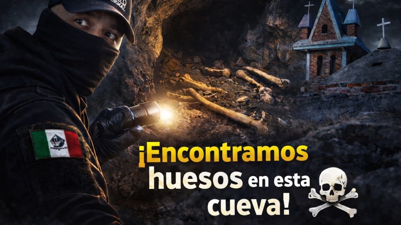 Exploramos una Cueva a las Afueras de la Ciudad… y Encontramos Huesos ☠️
