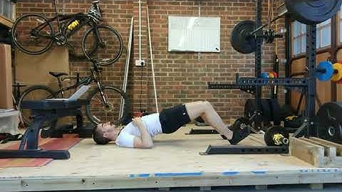 Half Extended Hamstring Bridge — Nick-E.com Exercise Library