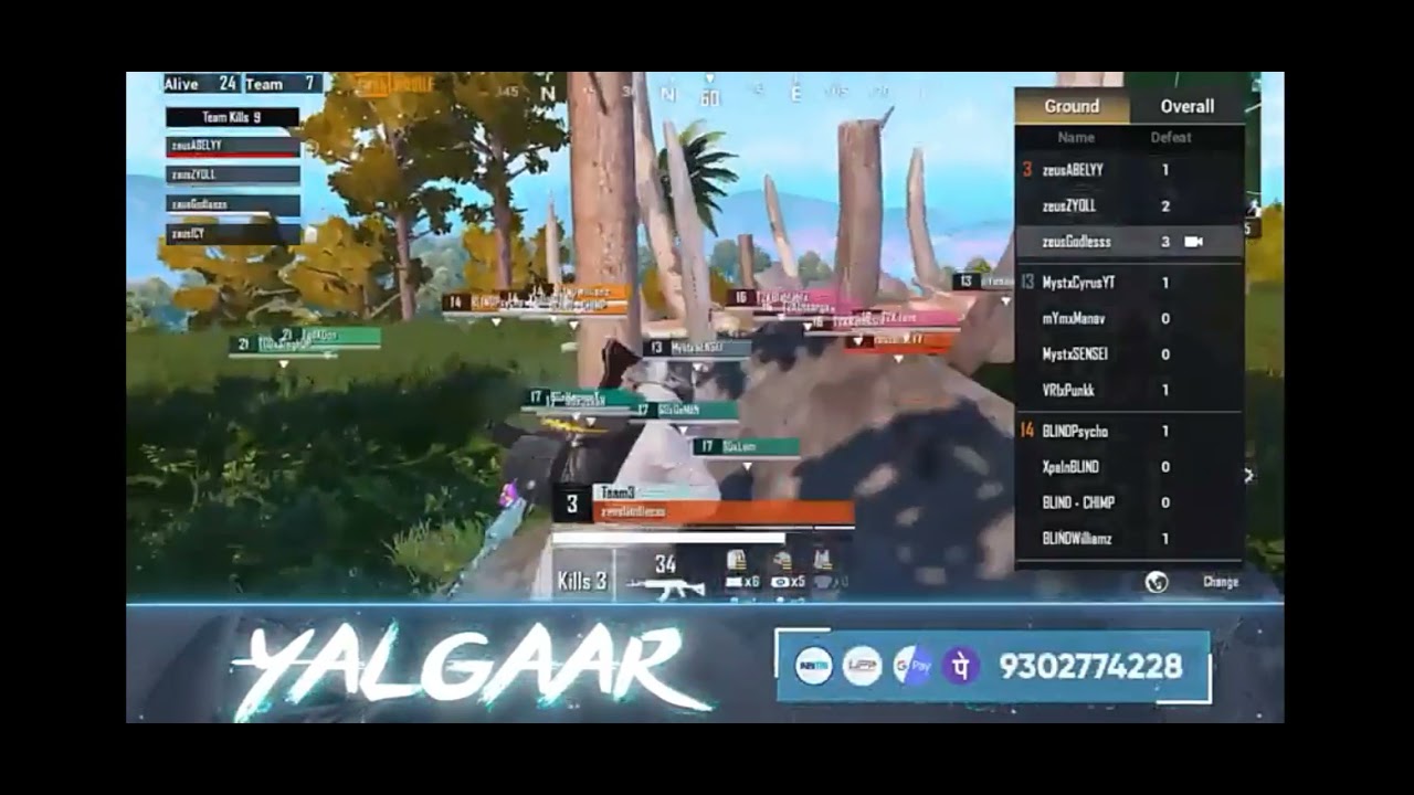 Pubg mobile Zeus Godless op clutch again mym esport