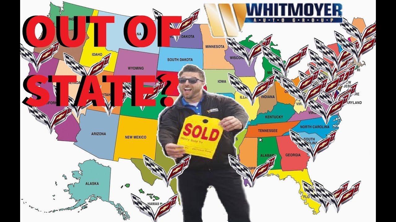 How to buy a car out of state. Corvettes at Carlisle.