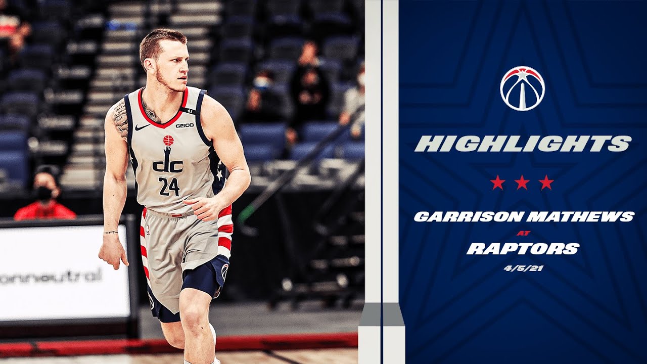 Highlights: Garrison Mathews scores 17 at Raptors - 4/5/21 - YouTube