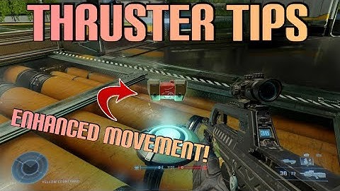 HALO INFINITE How To Use The THRUSTER - Thruster Tips/Tricks
