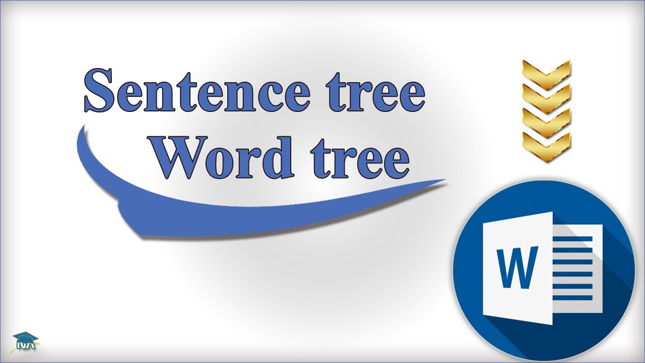 how-to-draw-a-sentence-tree-or-word-tree-in-ms-word-youtube