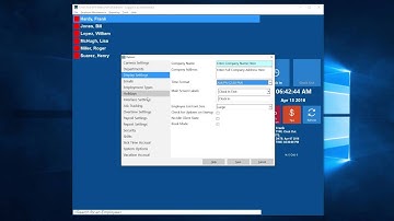 Time Clock MTS - Enabling Employee PINs