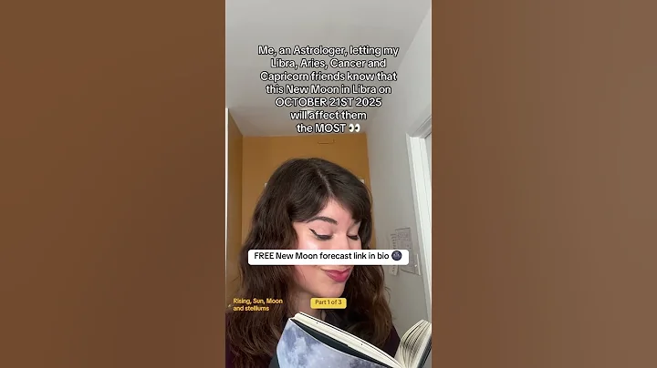 Signs MOST affected by the New Moon in Libra on OCTOBER 21ST 2025 🌚