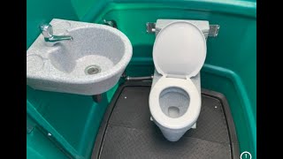 Sanitation For Africa. Sewer Connect Portable Toilet